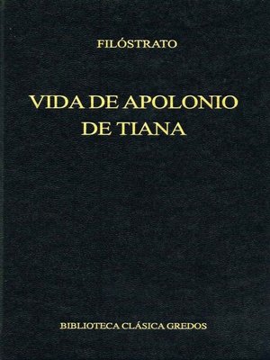 cover image of Vida de Apolonio de Tiana